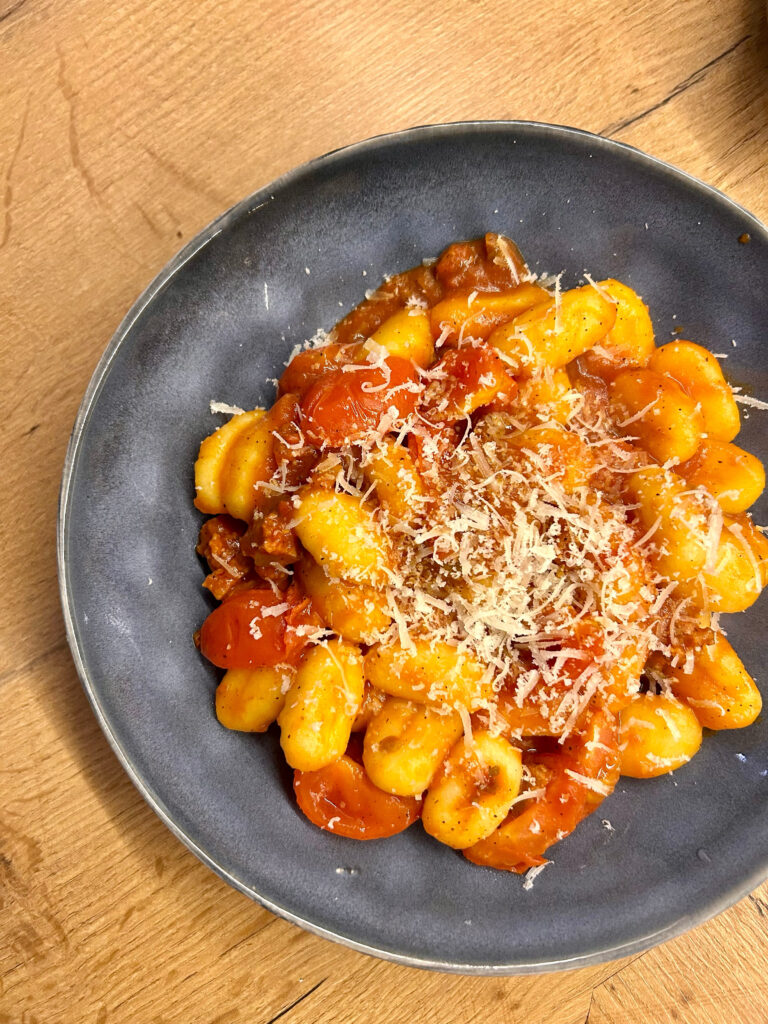 gnocchi z chorizo